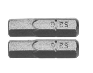 Набір біт YATO HEX H6x25мм HEX 1/4" AISI S2 2шт (YT-77923)