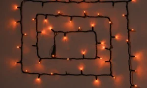 Фото гирлянда наружная delux string 100led ip44 en янтарный 2x5м (90015261)