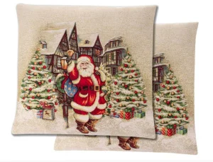 Фото наволочка новогодняя lefard home textile village с люрексом 45x45см (732-246)