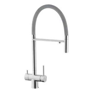 Змішувач для кухні з підключенням до фільтру Kroner KRP Edelstahl Klassisch-ESG03815GRA (CV027934)