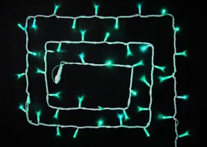 Гірлянда зовнішня Delux String 100LED IP44 EN зелений 2x5м (90012969)