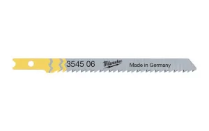 Полотна для лобзика Milwaukee А5035/А5041 75мм крок зуба 2,5мм 5шт (4932354506)