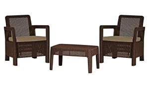 Набір меблів Allibert Tarifa Balcony Set коричневий