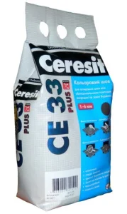 Суміш для заповнення швів Ceresit CE-33 PLUS 111 Сріблясто-сірий 2кг