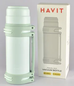 Фото термос havit 1200мл зеленый (hv-tm008)