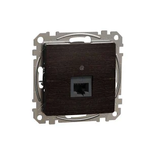 Розетка комп'ютерна Schneider Sedna Elements SDD181451 венге