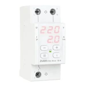 Реле напруги з контролем струму Zubr CV2-32 red (4820120222689)