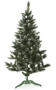 Штучна ялинка Elka2010 Лідія зелена з білими кінчиками 1,2 м (ЕЛ-1,30)