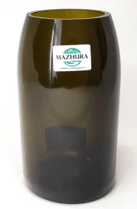 Ваза Mazhura скляна 15,5см, d7,5см (mz708244)