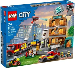 Конструктор Lego City Пожарная бригада 766 деталей (60321)