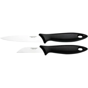 Фото набор ножей для чистки fiskars essential small 2 предмета (1051834)
