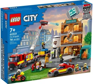 Фото конструктор lego city пожарная бригада 766 деталей (60321)