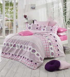 Комплект постільної білизни Majoli Button v2 200x220см (BT_010078289)