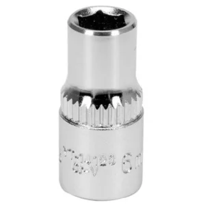 Головка торцева YATO 6-гранна 1/4" M6 (YT-14123)