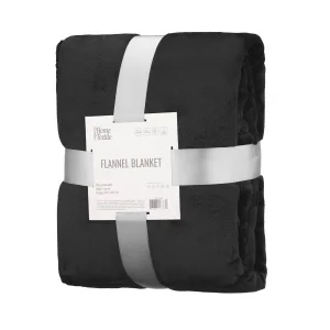 Фото плед ardesto flannel 200х220см черный (art0216sb)