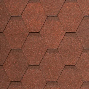 Бітумна черепиця Tegola NOBILE TILE ВЕСТ Темно-червоний