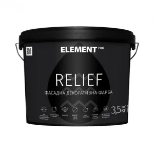 Фасадная краска декоративная ELEMENT PRO RELIEF 3,5 кг