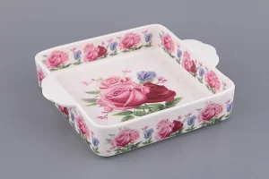 Блюдо для холодцю Lefard Троянди 24х20х5 см 455-053