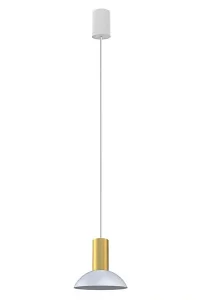 Фото светильник подвесной nowodvorski hermanos c white/solid brass (8037)