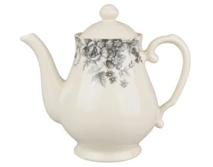 Фото чайник заварочный claytan ceramics винтажные цветы 1,15л (910-111)