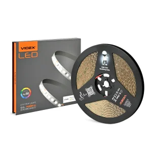 Фото led лента videx dc12v 120w 10m 2700k ra98 ip20 (vl-lst28144-12122-b10)