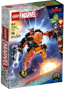 Конструктор Lego Super Heroes Робоброня Єнота Ракети 98 деталей (76243)
