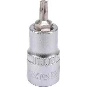 Головка торцева з бітою YATO TORX 1/2" T27 55мм (YT-04312)