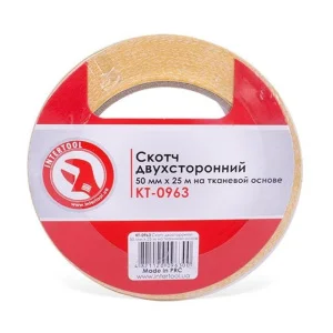 Скотч двосторонній Intertool 50ммх25м (KT-0963)