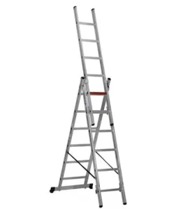 Драбина трисекційна розкладна VIRASTAR Triomax Pro алюмінієва 3x6 (TS6160)