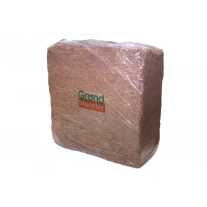 Кокосовий блок GrondMeester, в упаковці, 4,5 кг 30х30х15 см (100 чіпси х 0 торф) UNI100SS