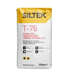 Клей для пенопласта и минеральной ваты Siltek T-76 Термо-коттедж 25кг