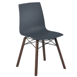 Фото стул papatya x-treme-s wox ироко антрацит матовый, дерево ироко (5712)