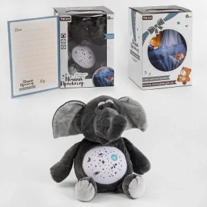Музичний нічник TK Group TK-04758 Слоненя з проектором (311077)