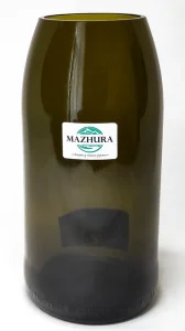 Ваза Mazhura скляна 17см d8см (mz705728)