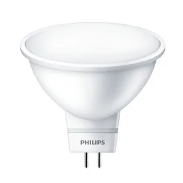 Фото светодиодная лампа philips ess led mr16 5-50w 120d 6500k 220v gu5.3 (871869679318300)