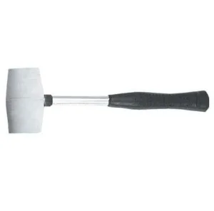 Киянка гумова Top Tools 225г 40мм біла гума (02A310)