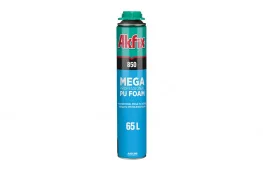 Пена монтажная всесезонная Akfix 850 PROFI MEGA 65л 850млх1000гр (FA007)