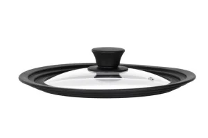 Кришка універсальна Ardesto Black Mars Smart 20/22/24см (AR2024UL)