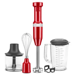 Фото блендер kitchenaid 5khbv83eer красный