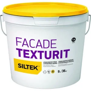 Фарба структурна фасадна Siltek Faсade Texturit 9л