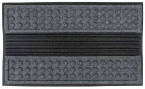 Килимок придвірний Multy Home Scrape'n Brush сірий 45x75см (EU5000291)