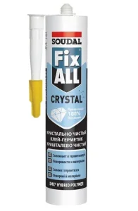 Клей-герметик Soudal Fix All Crystal 290мл (0000200000000080001)