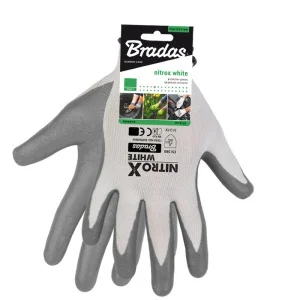 Рукавички захисні Bradas Nitrox White нітрил розмір 10 (RWNWH10)