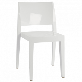 Фото стул papatya gyza 43 цельно-белый (2257)