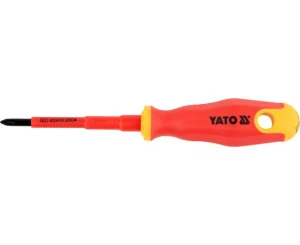 Викрутка хрестова YATO діелектрична PH1x80мм VDE до 1000V (YT-2822)
