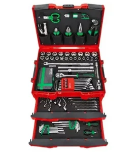 Ящик з інструментом Toptul 134 предметів (GCZ-134A)