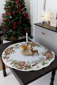 Фото скатерть гобеленовая прованс squirrel d90см (041967)