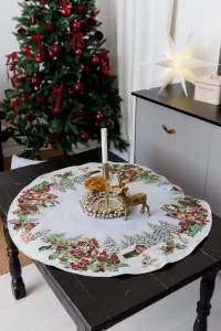 Скатертина гобеленова Прованс Squirrel d90см (041967)