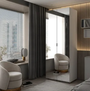 Комплект Doros Гелар білий 2 дзеркала 78х49,5х203,4см (42002163)