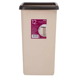 Відро для сміття MVM BIN-02 бежеве 12л (BIN-02 12L BEIGE)